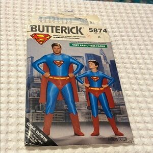 2 Patterns Superhero Costume